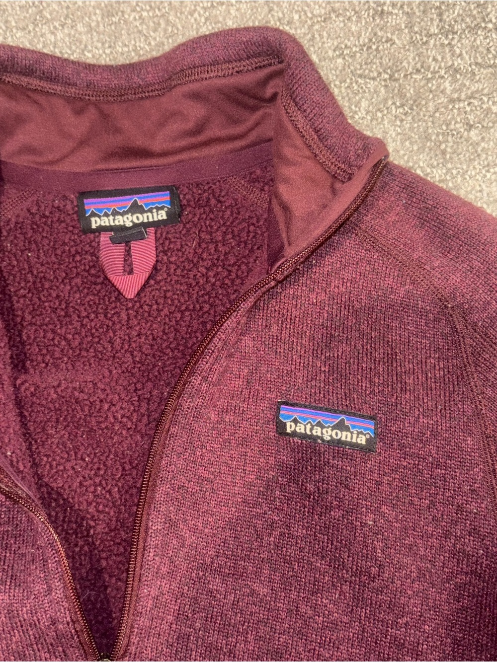 Patagonia | Better Sweater Quarter-Zip Fleece Pullover | Maroon | Size S